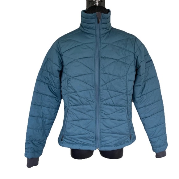 Columbia Omni Heat Teal Color Size M Women Repellency Jacket - Picture 1 of 16
